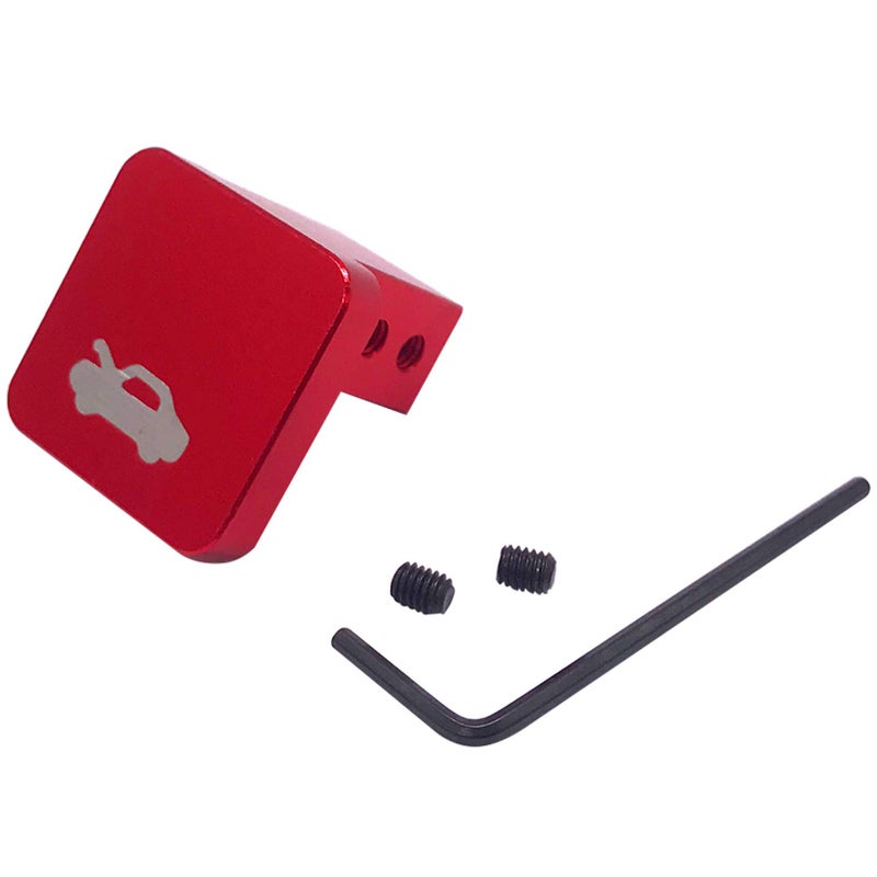 imUfer Hood Latch Release Handle Cable Repair Kit Billet Aluminum for CRV 1997-2006,Element 2003-2011,Ridgeline 2006-2014,Civic 1996-2011(Red) - Image 1